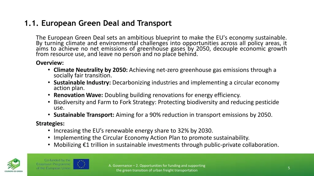 1 1 european green deal and transport