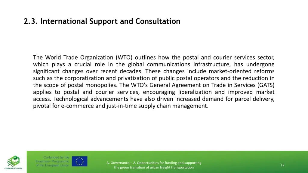 2 3 international support and consultation