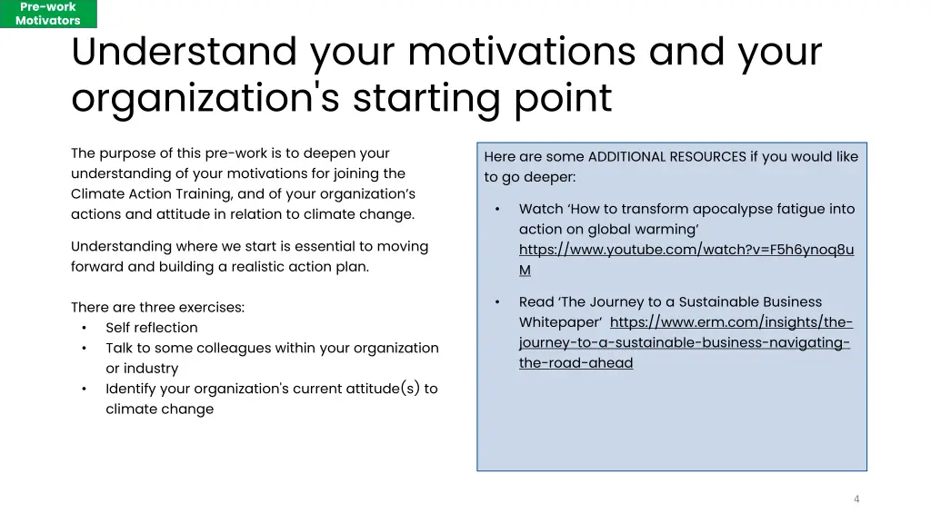 pre work motivators