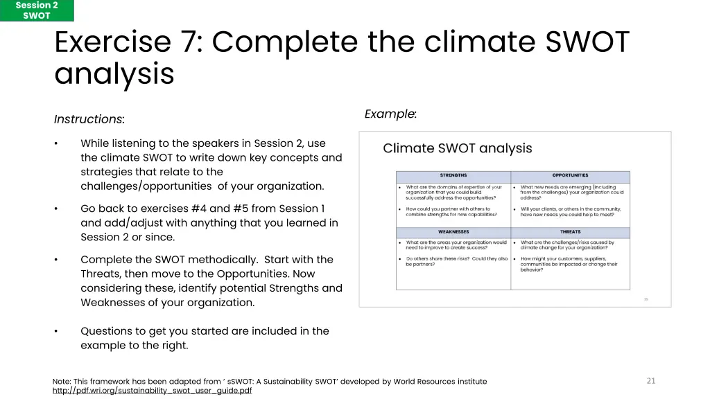 session 2 swot 1