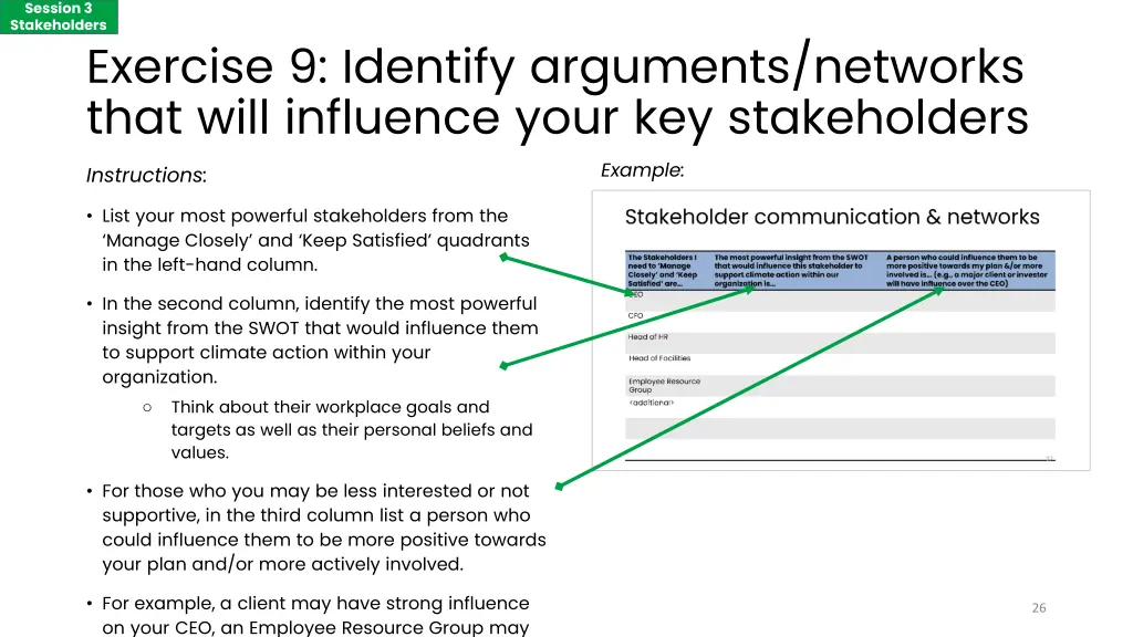 session 3 stakeholders 3