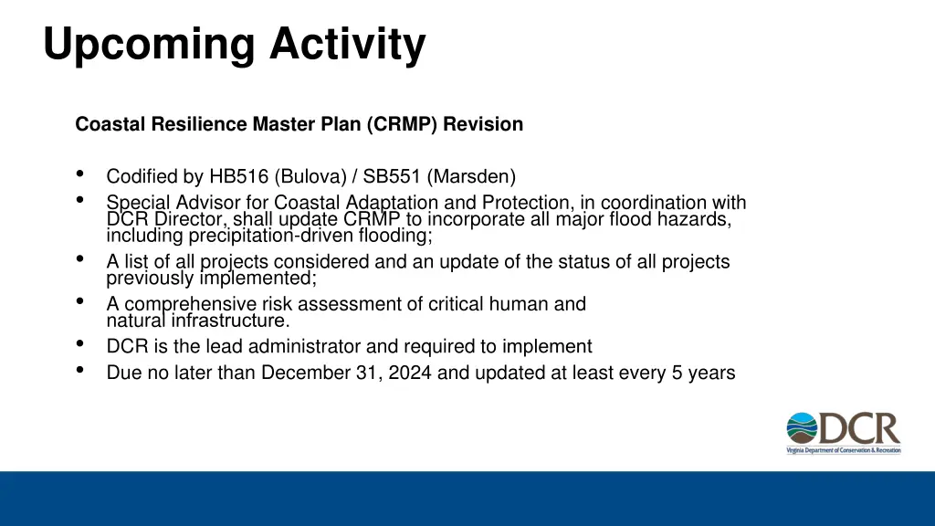 upcoming activity 5