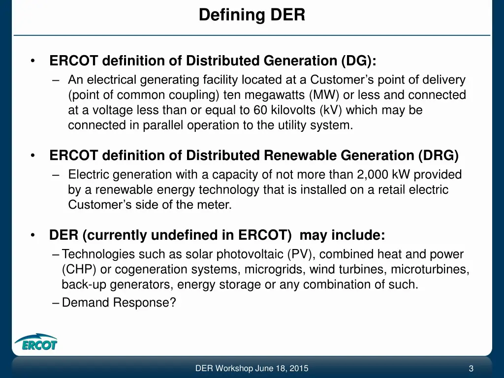 defining der