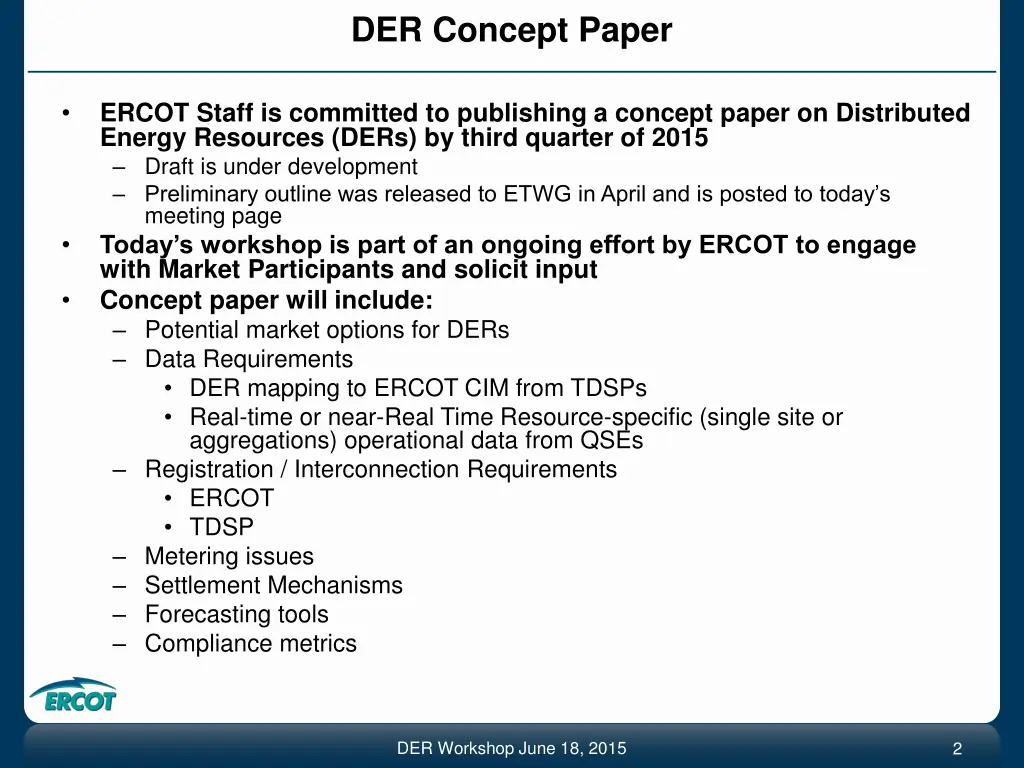 der concept paper
