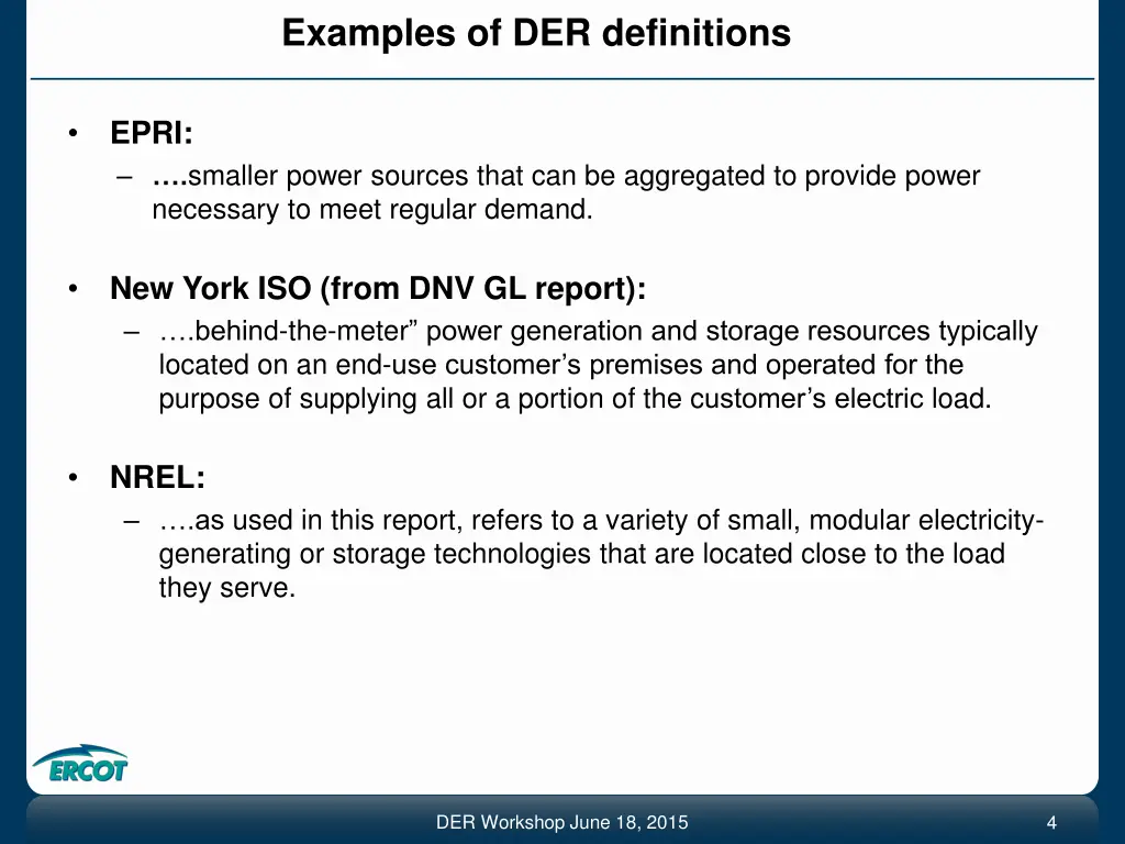 examples of der definitions