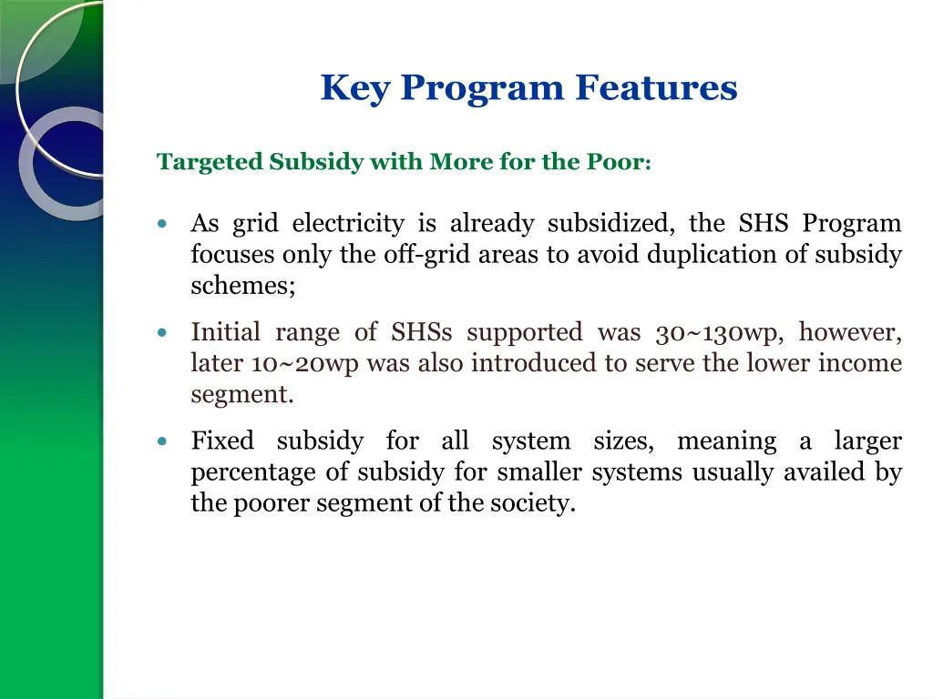 key program features 1
