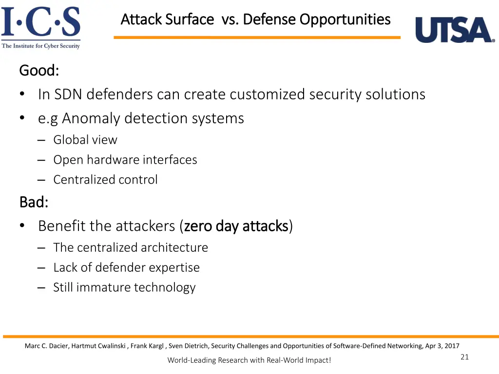 attack surface vs defense opportunities attack