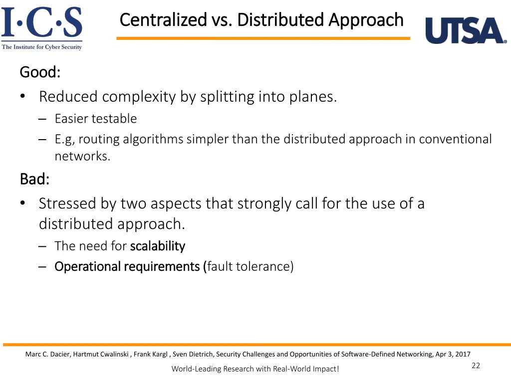 centralized vs distributed approach centralized