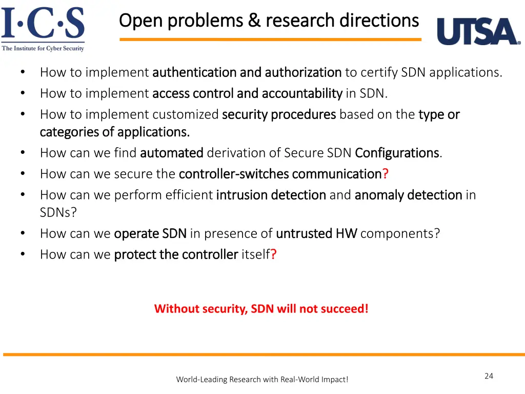 open problems research directions open problems