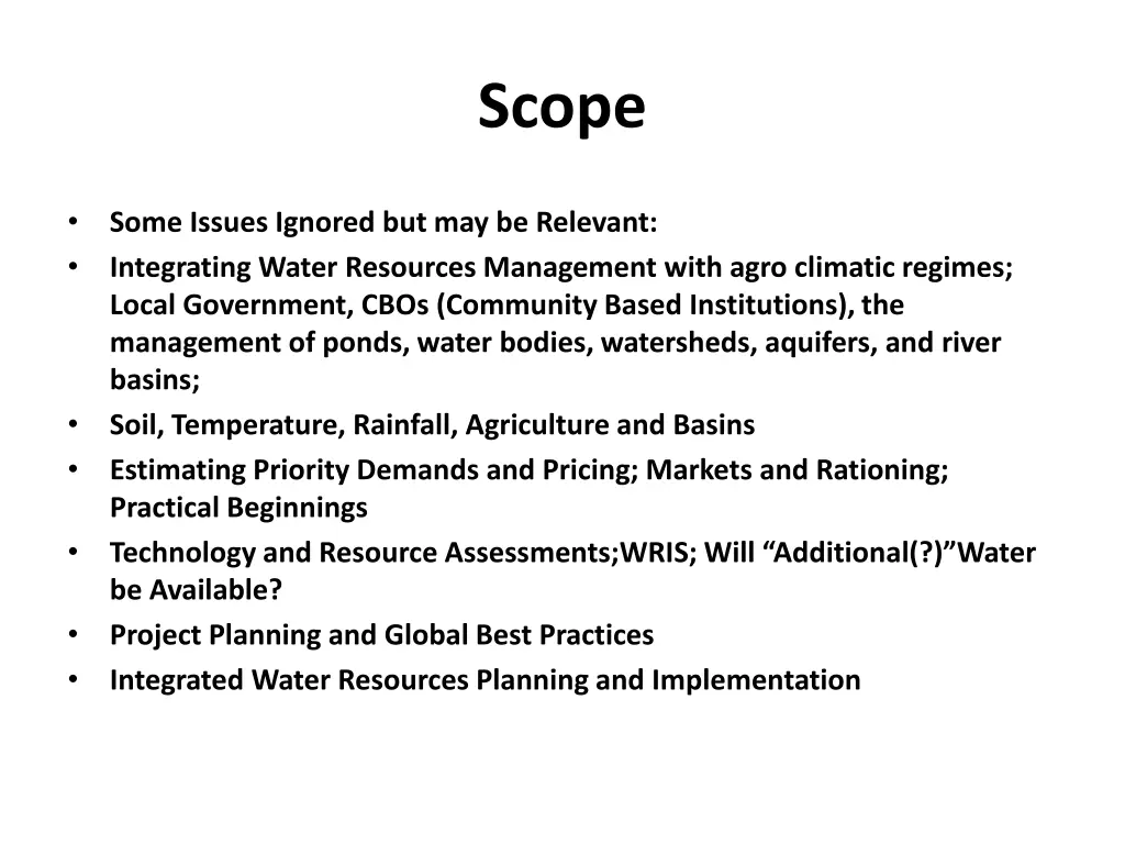 scope