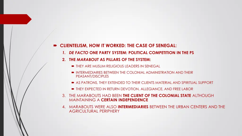 clientelism how it worked the case of senegal