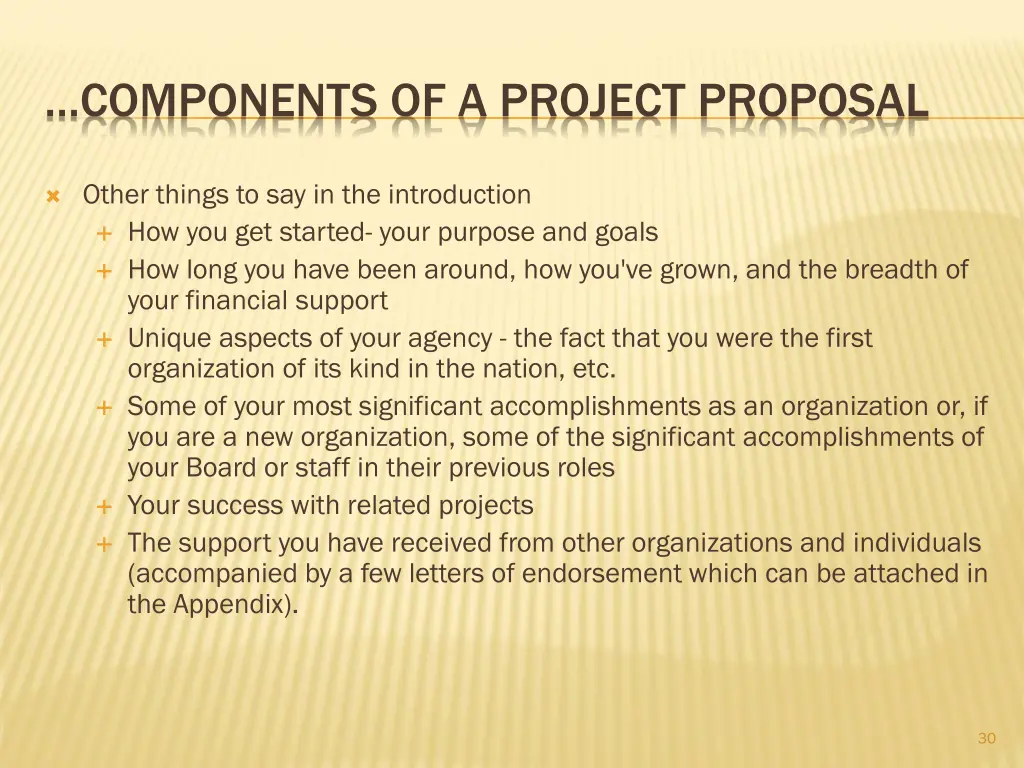 components of a project proposal 4