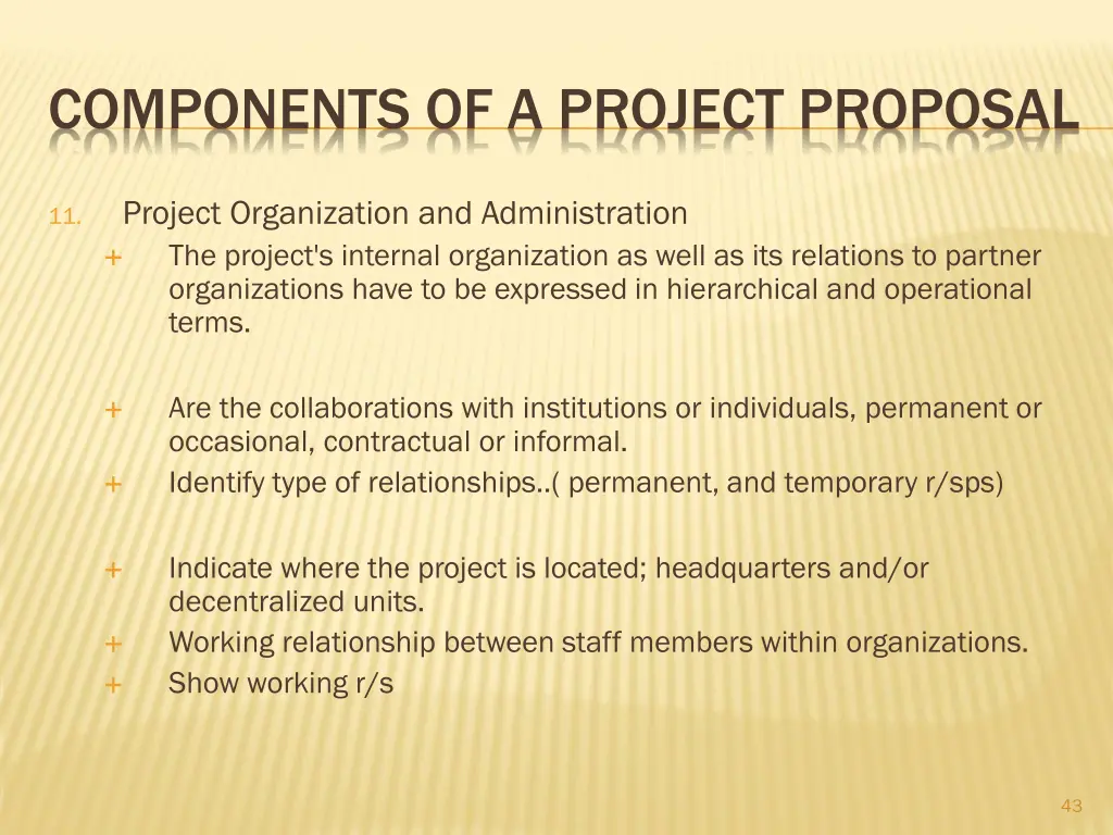 components of a project proposal 9