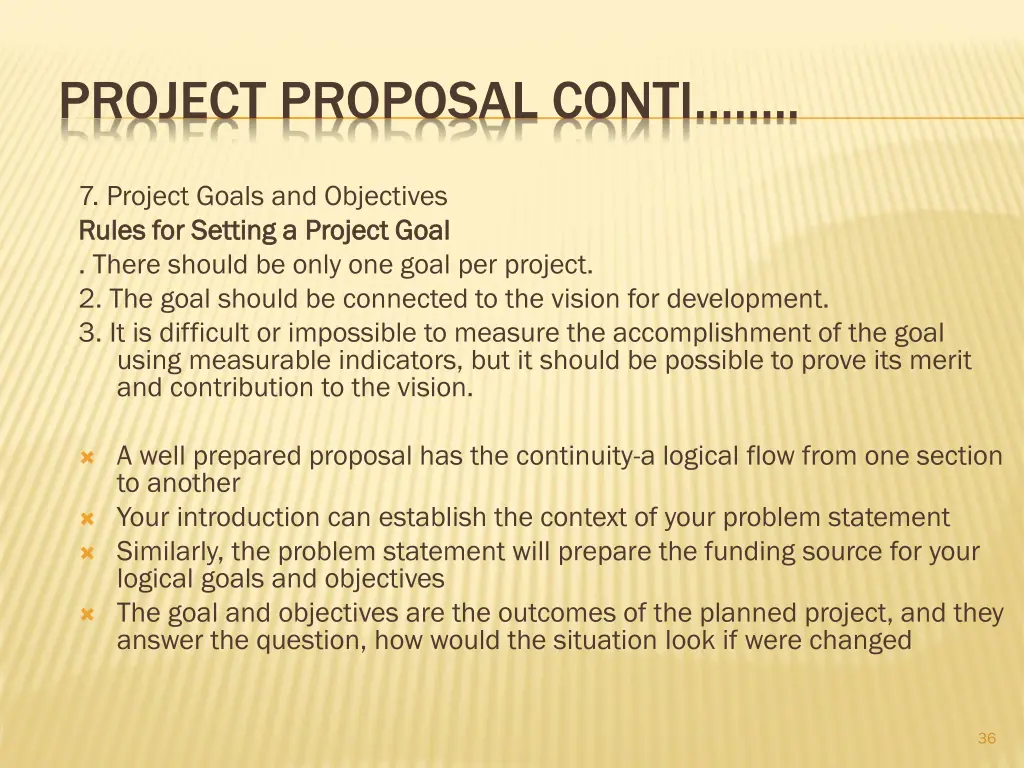 project proposal conti