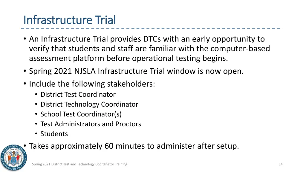 infrastructure trial infrastructure trial