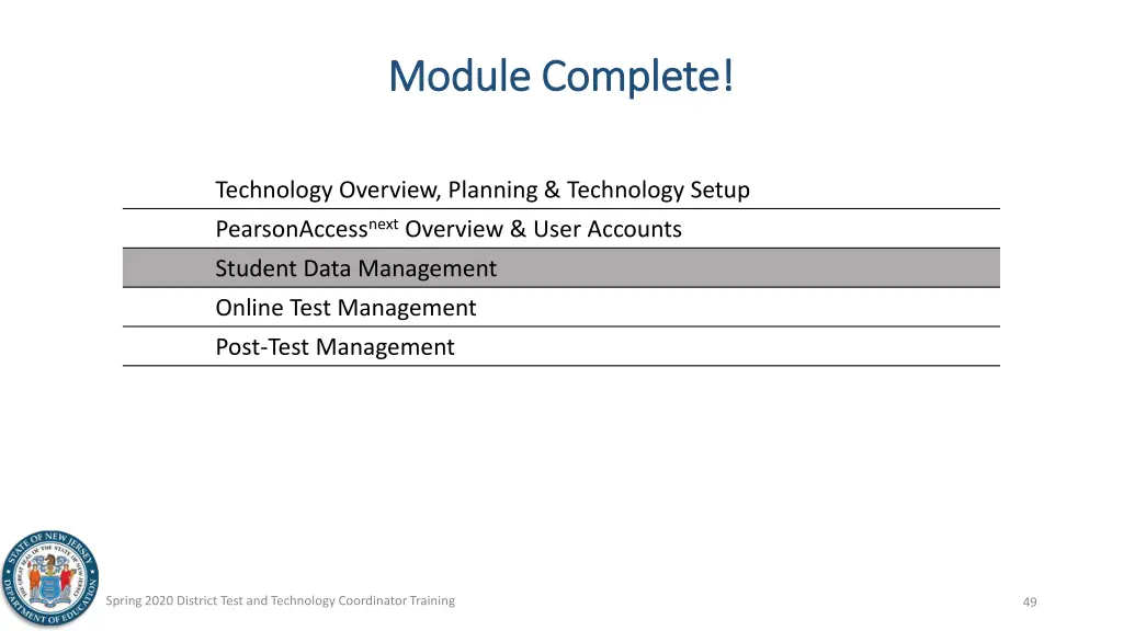 module complete module complete 2