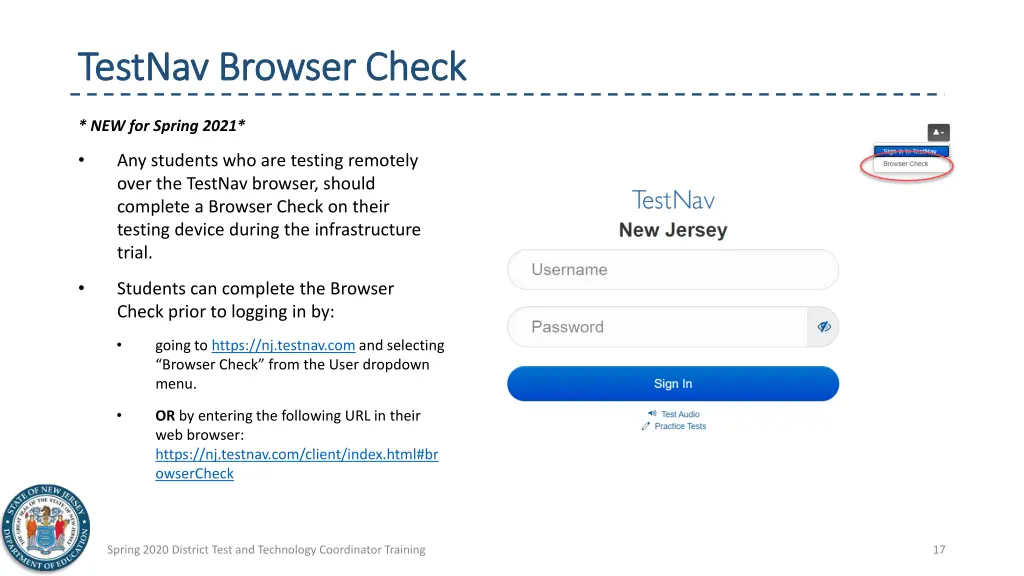 testnav browser check testnav browser check
