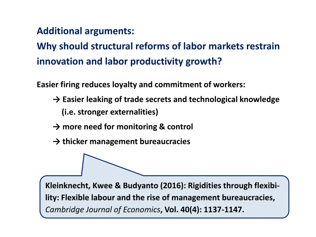 additional arguments why should structural