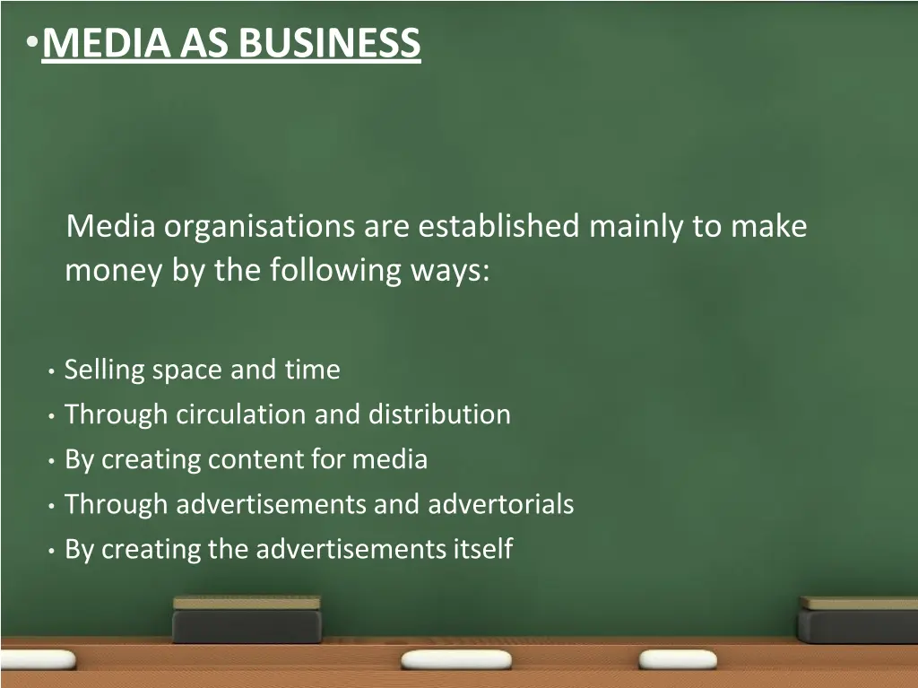 media as business