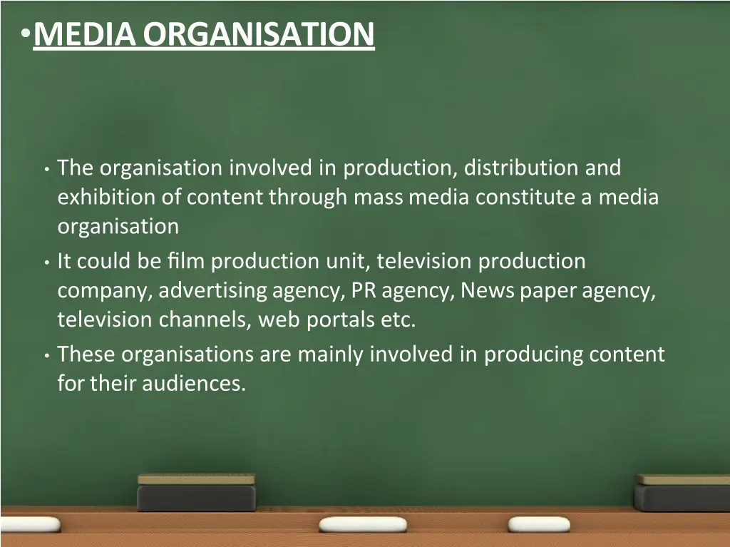 media organisation