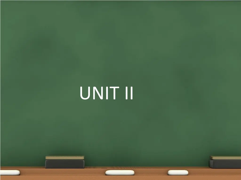 unit ii