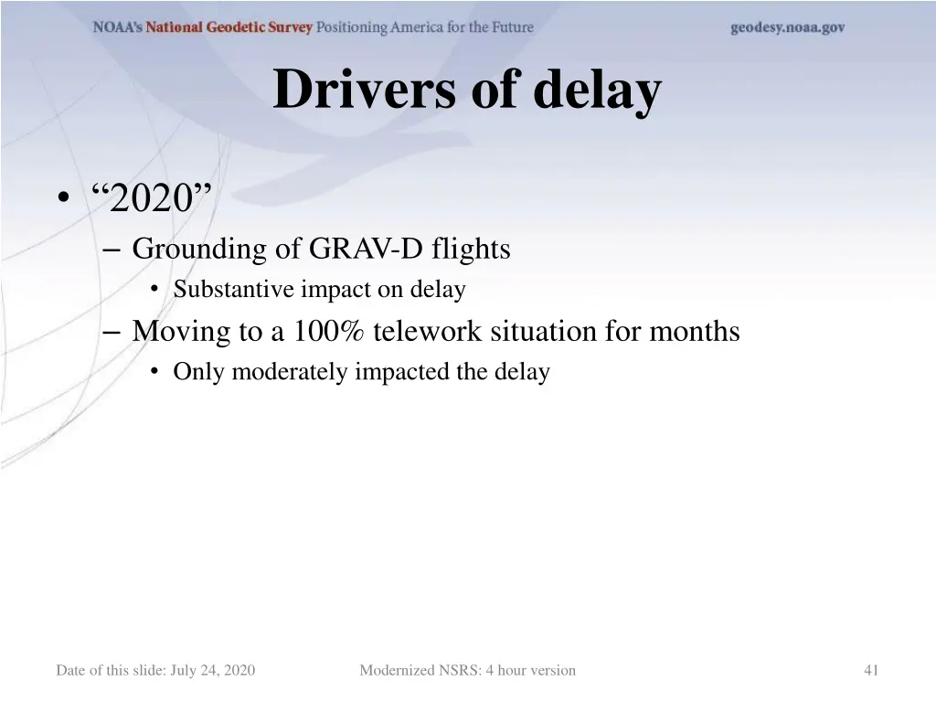 drivers of delay 3