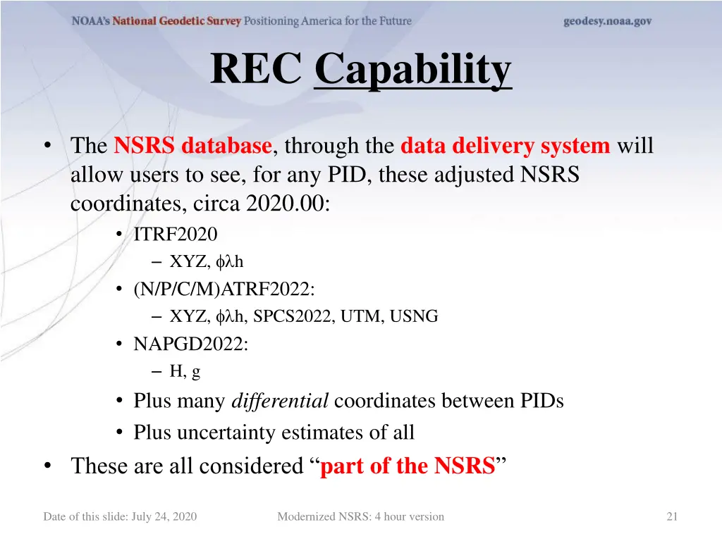 rec capability
