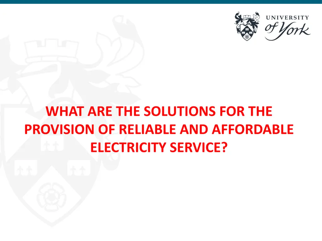 what are the solutions for the provision