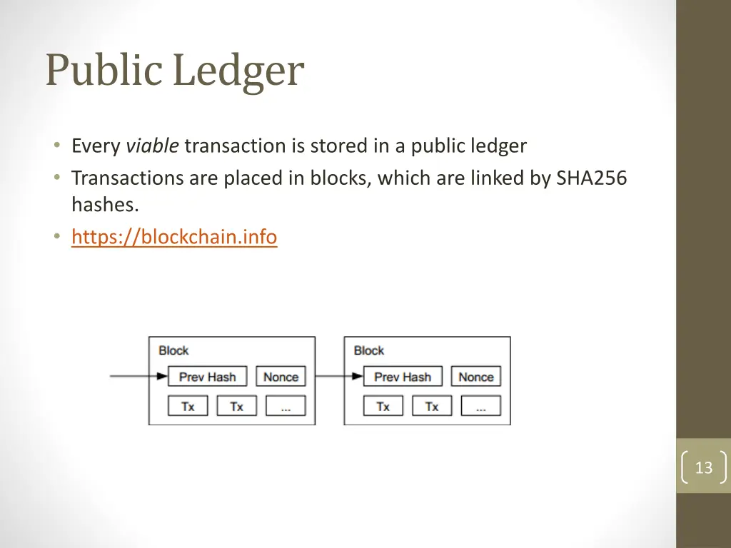 public ledger