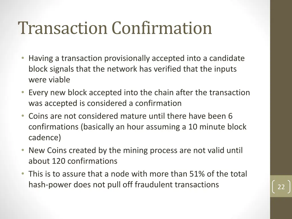 transaction confirmation