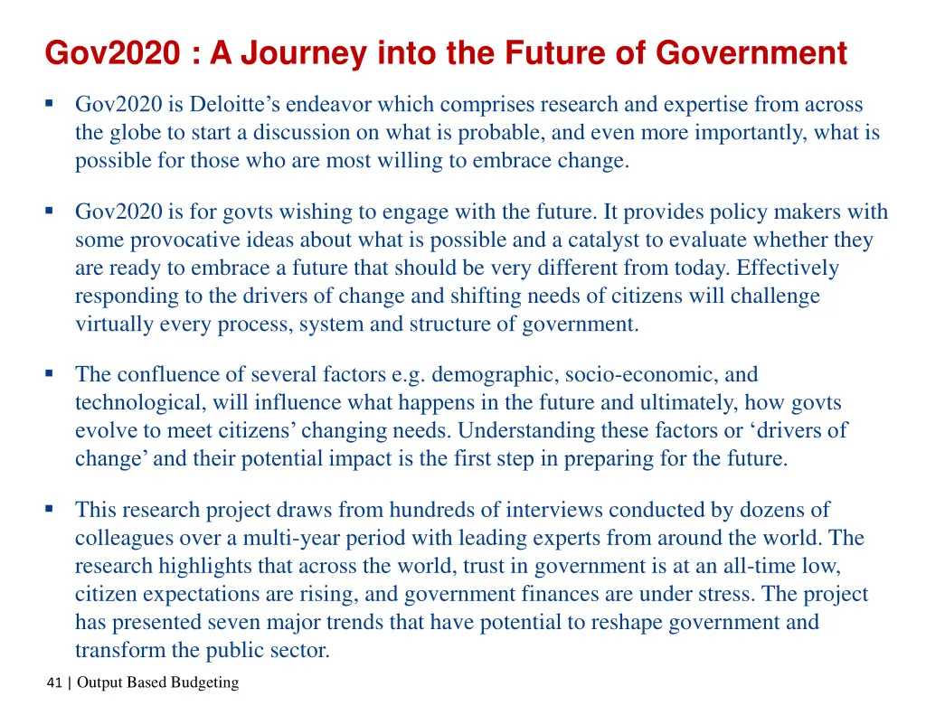 gov2020 a journey into the future of government