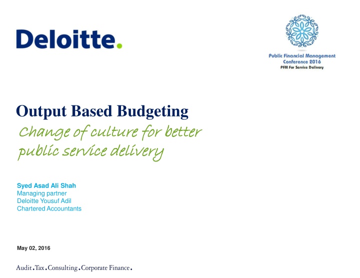 output based budgeting change of culture