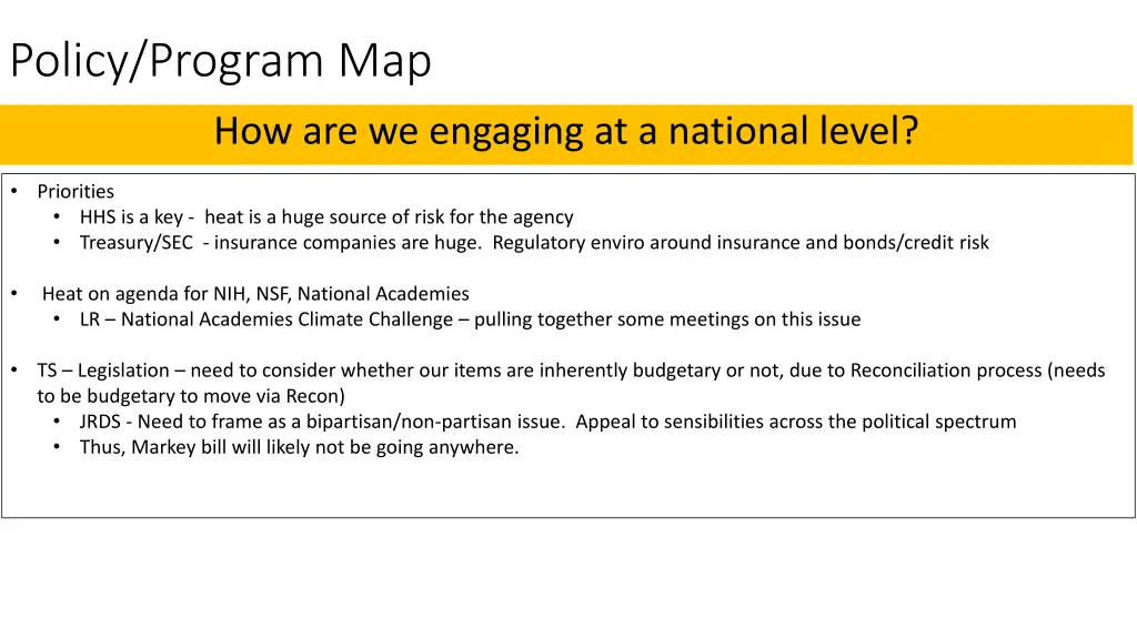 policy program map