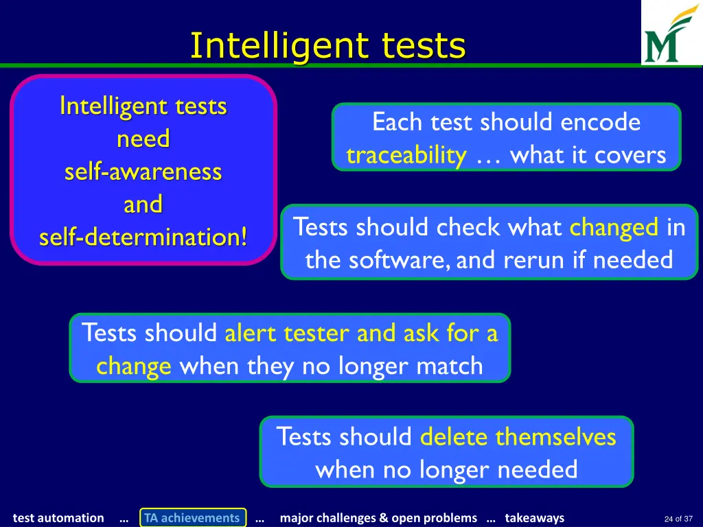 intelligent tests
