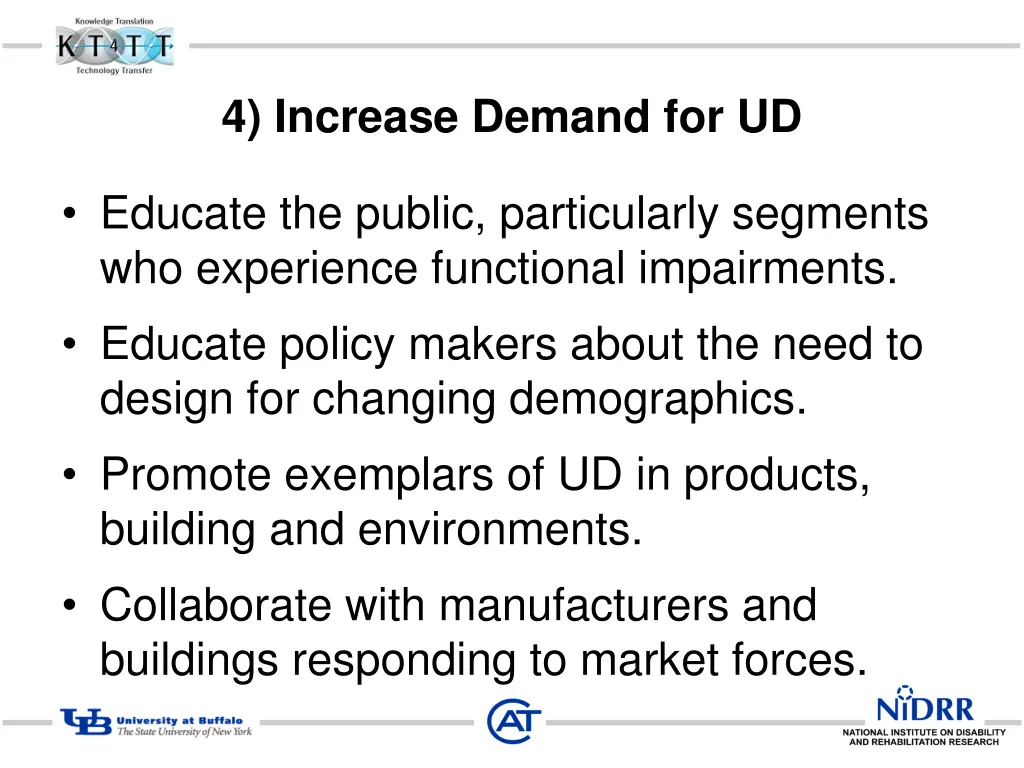 4 increase demand for ud