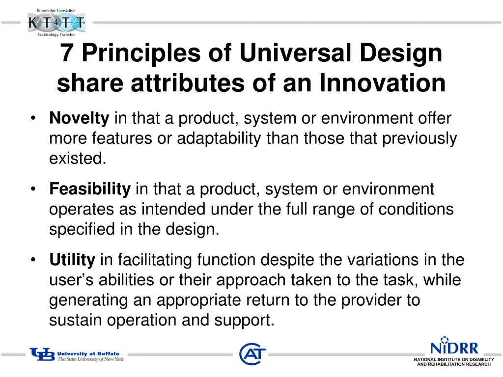 7 principles of universal design share attributes