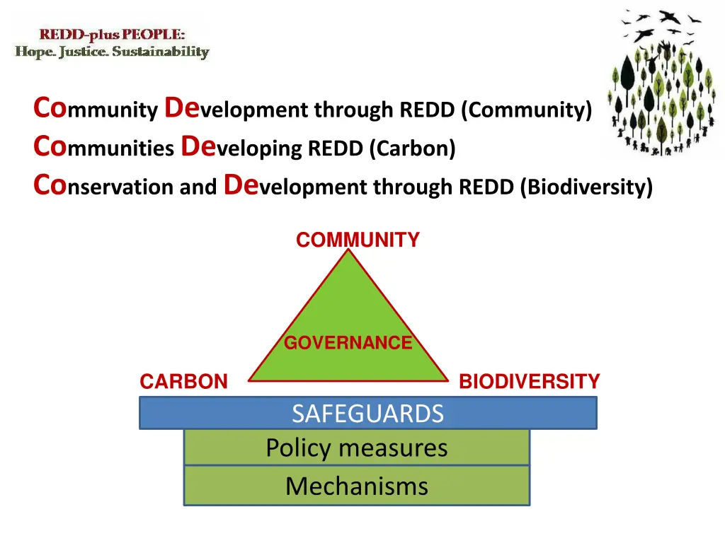 co mmunity de velopment through redd community