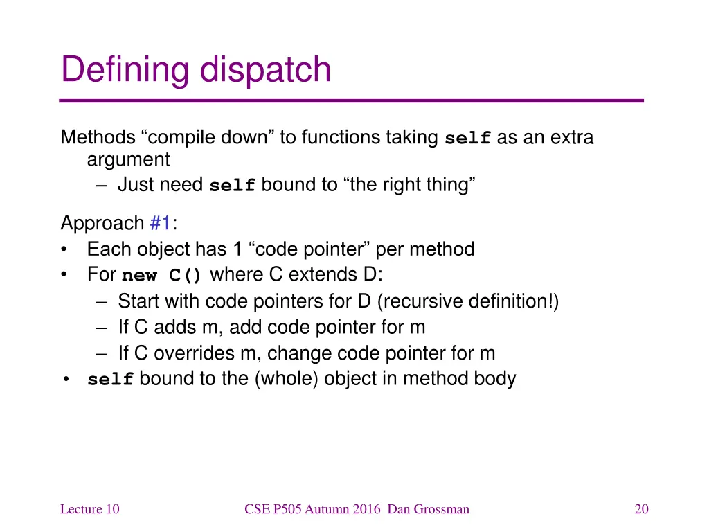 defining dispatch