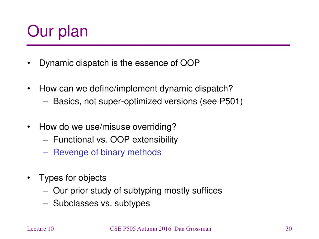 our plan 2