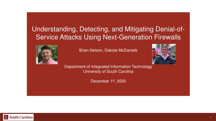 understanding detecting and mitigating denial
