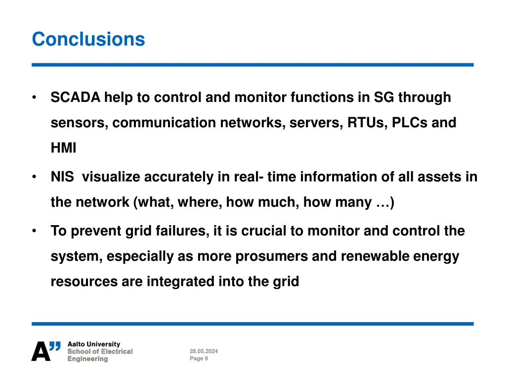 conclusions