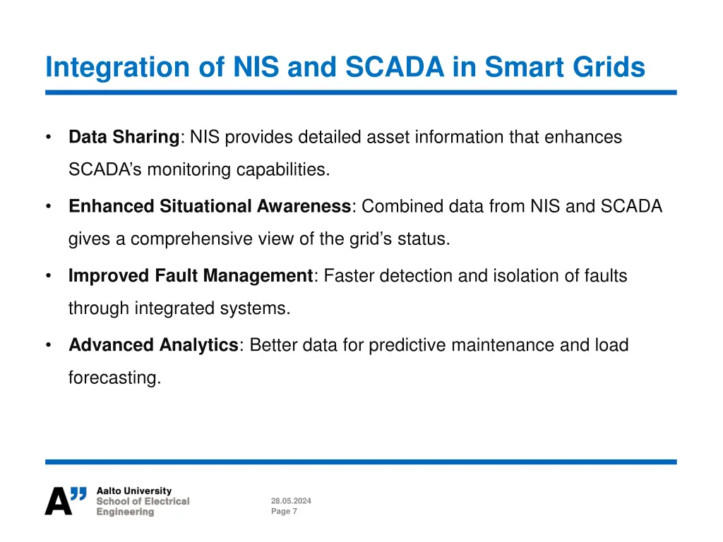 integration of nis and scada in smart grids