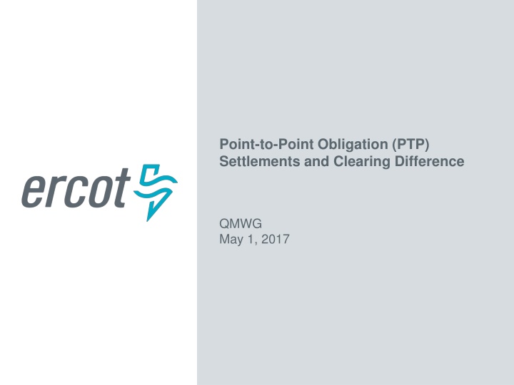 point to point obligation ptp settlements