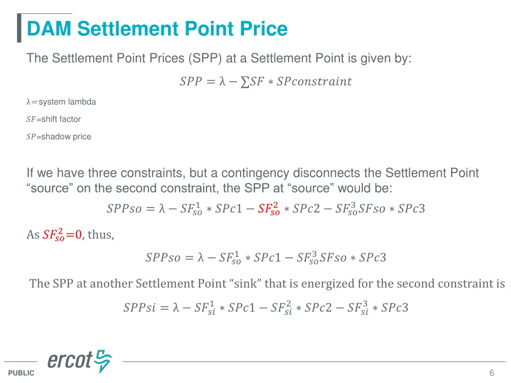 dam settlement point price