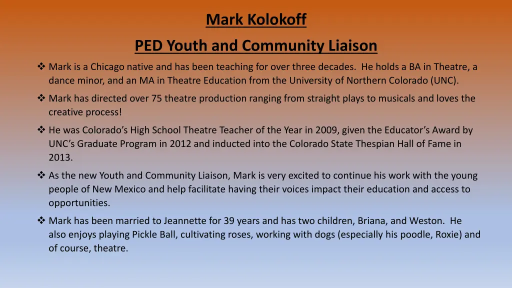 mark kolokoff