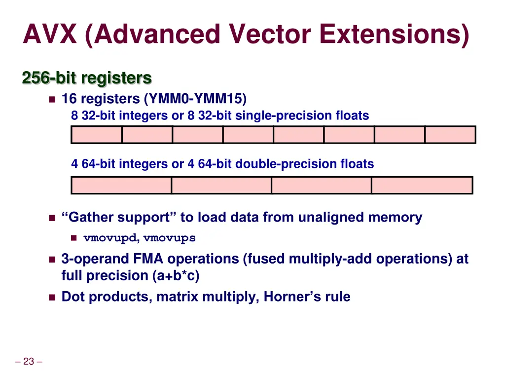 avx advanced vector extensions