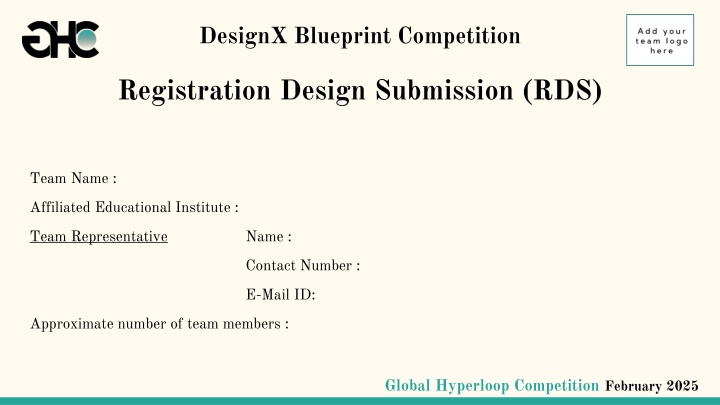 designx blueprint competition