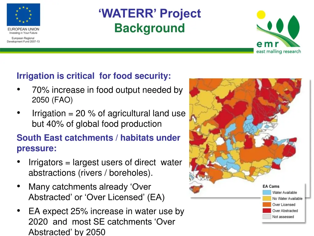 waterr project background