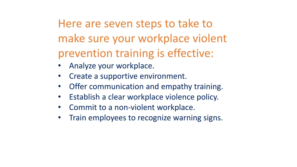 here are seven steps to take to make sure your