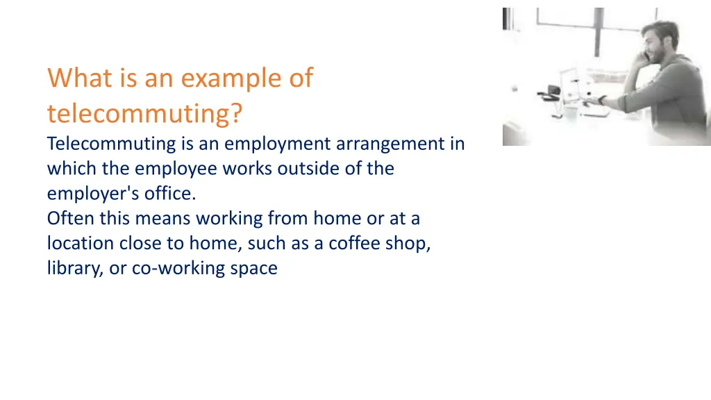 image result for telecommuting